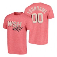 Washington Nationals Custom Men's Nike Pink 2022 City Connect T-Shirt