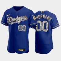 Los Angeles Dodgers Custom Men's Nike Diamond Edition MLB Jersey - Royal