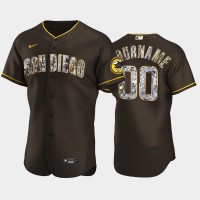 San Diego Padres Custom Men's Nike Diamond Edition MLB Jersey - Brown
