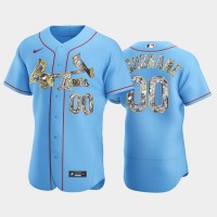 St. Louis Cardinals Custom Men's Nike Diamond Edition MLB Jersey - Blue