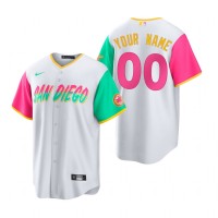 San Diego Padres Custom 2022 City Connect Men's Nike Games Jersey - White