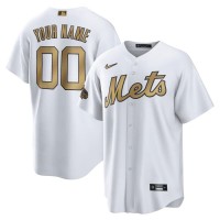 New York Mets Custom Men's Nike White 2022 MLB All-Star Game Replica Jersey