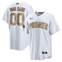 San Diego Padres Custom Men's Nike White 2022 MLB All-Star Game Replica Jersey