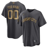 Kansas City Royals Custom Men's Nike Charcoal 2022 MLB All-Star Game Replica Jersey