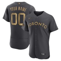 Toronto Blue Jays Custom Men's Nike Charcoal 2022 MLB All-Star Game Authentic Jersey