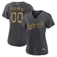 Baltimore Orioles Custom Men's Nike Charcoal 2022 MLB All-Star Game Replica Jersey