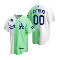 Los Angeles Dodgers Custom White Green 2022 MLB All-Star Celebrity Softball Game Jersey