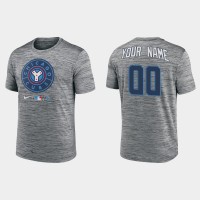 Chicago Cubs Custom Men's Nike 2021 City Connect T-Shirt - Grey