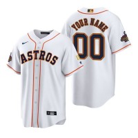 Houston Astros Active Player Custom White Gold 2022 World Series Champions Stitched Men's Nike MLB Jersey