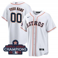 Houston Astros Active Player Custom White 2022 World Series Champions Cool Base Stitched Men's Nike MLB Jersey