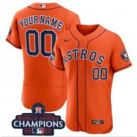 Houston Astros Active Player Custom Orange 2022 World Series Champions Flex Base Stitched Men's Nike MLB Jersey