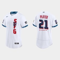 San Francisco Giants Custom 2021 Mlb All Star Game Authentic White Jersey