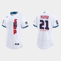 San Diego Padres Custom 2021 Mlb All Star Game Authentic White Jersey