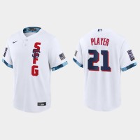 San Francisco Giants Custom 2021 Mlb All Star Game Fan's Version White Jersey