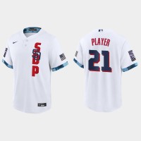 San Diego Padres Custom 2021 Mlb All Star Game Fan's Version White Jersey