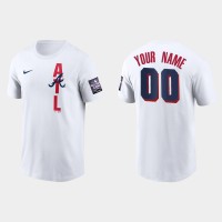 Atlanta Braves Custom Men's 2021 Mlb All Star Game Wordmark White T-Shirt