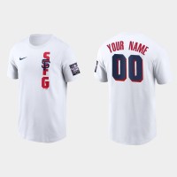 San Francisco Giants Custom Men's 2021 Mlb All Star Game Wordmark White T-Shirt