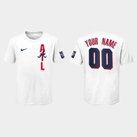 Atlanta Braves Custom Youth 2021 Mlb All Star Game White T-Shirt
