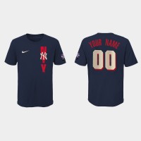 New York Yankees Custom Youth 2021 Mlb All Star Game Navy T-Shirt