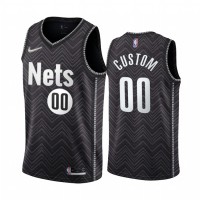 Brooklyn Nets Personalized Black NBA Swingman 2020-21 Earned Edition Jersey