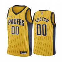 Indiana Pacers Personalized Gold NBA Swingman 2020-21 Earned Edition Jersey