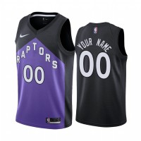 Toronto Raptors Personalized Purple NBA Swingman 2020-21 Earned Edition Jersey