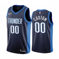 Oklahoma City Thunder Personalized Navy NBA Swingman 2020-21 Earned Edition Jersey
