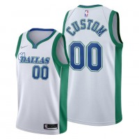 Dallas Mavericks Custom Men's 2021-22 City Edition White NBA Jersey