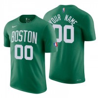 Boston Celtics Custom Green Men's Nike 2021-22 NBA 75th Anniversary Diamond T-Shirt