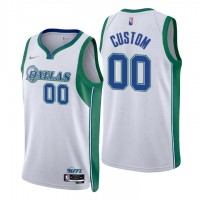 Dallas Mavericks Custom Men's Nike White 2021/22 Swingman NBA Jersey - City Edition