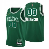 Boston Celtics Custom Men's Nike Green 2021/22 Swingman NBA Jersey - City Edition