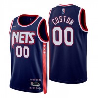 Brooklyn Nets Custom Men's Nike Navy 2021/22 Swingman NBA Jersey - City Edition