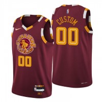 Cleveland Cavaliers Custom Men's Nike Wine 2021/22 Swingman NBA Jersey - City Edition