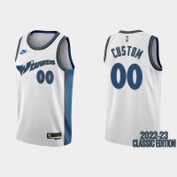 Washington Wizards Custom White Men's Nike NBA 2022-23 Classic Edition Jersey