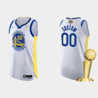 Golden State Warriors Custom Men's Nike White 2021-22 NBA Finals Champions Authentic Jersey
