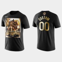Golden State Warriors Custom Men's Nike Black 2021-22 NBA Finals Champions T-Shirt