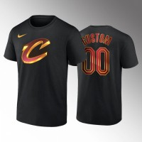 Cleveland Cavaliers Custom Men's Black Nike NBA 2022-23 Statement Edition T-Shirt