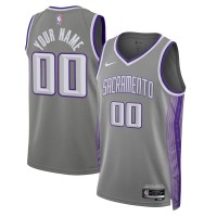 Sacramento Kings Custom Unisex Nike Gray 2022-23 Swingman Jersey - City Edition