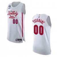 Philadelphia 76ers Custom Nike White 2022-23 Authentic Jersey - City Edition
