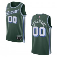 Detroit Pistons Custom Unisex Nike Green 2022-23 Swingman Jersey - City Edition