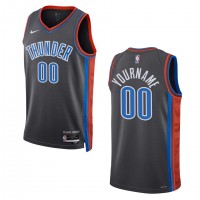 Oklahoma City Thunder Custom Unisex Nike Gray 2022-23 Swingman Jersey - City Edition