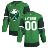 Buffalo Sabres Men's Adidas 2020 St. Patrick's Day Custom Stitched NHL Jersey Green