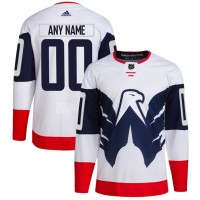 Washington Capitals Men's adidas 2023 NHL Stadium Series Primegreen Authentic Custom Jersey - White