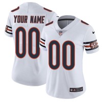 Nike Chicago Bears Customized White Stitched Vapor Untouchable Limited Women's NFL Jersey
