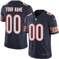 Nike Chicago Bears Customized Navy Blue Team Color Stitched Vapor Untouchable Limited Men's NFL Jersey