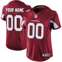Nike Arizona Cardinals Customized Red Team Color Stitched Vapor Untouchable Limited Women's NFL Jersey