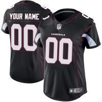 Nike Arizona Cardinals Customized Black Alternate Stitched Vapor Untouchable Limited Women's NFL Jersey