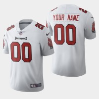 Tampa Bay Buccaneers Custom White Men's Nike 2020 Vapor Limited NFL Jersey