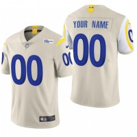 Los Angeles Rams Custom Men's Nike Bone 2020 Vapor Untouchable Limited NFL Jersey