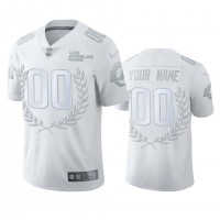 Los Angeles Rams Custom Men''s Nike Platinum NFL MVP Limited Edition Jersey